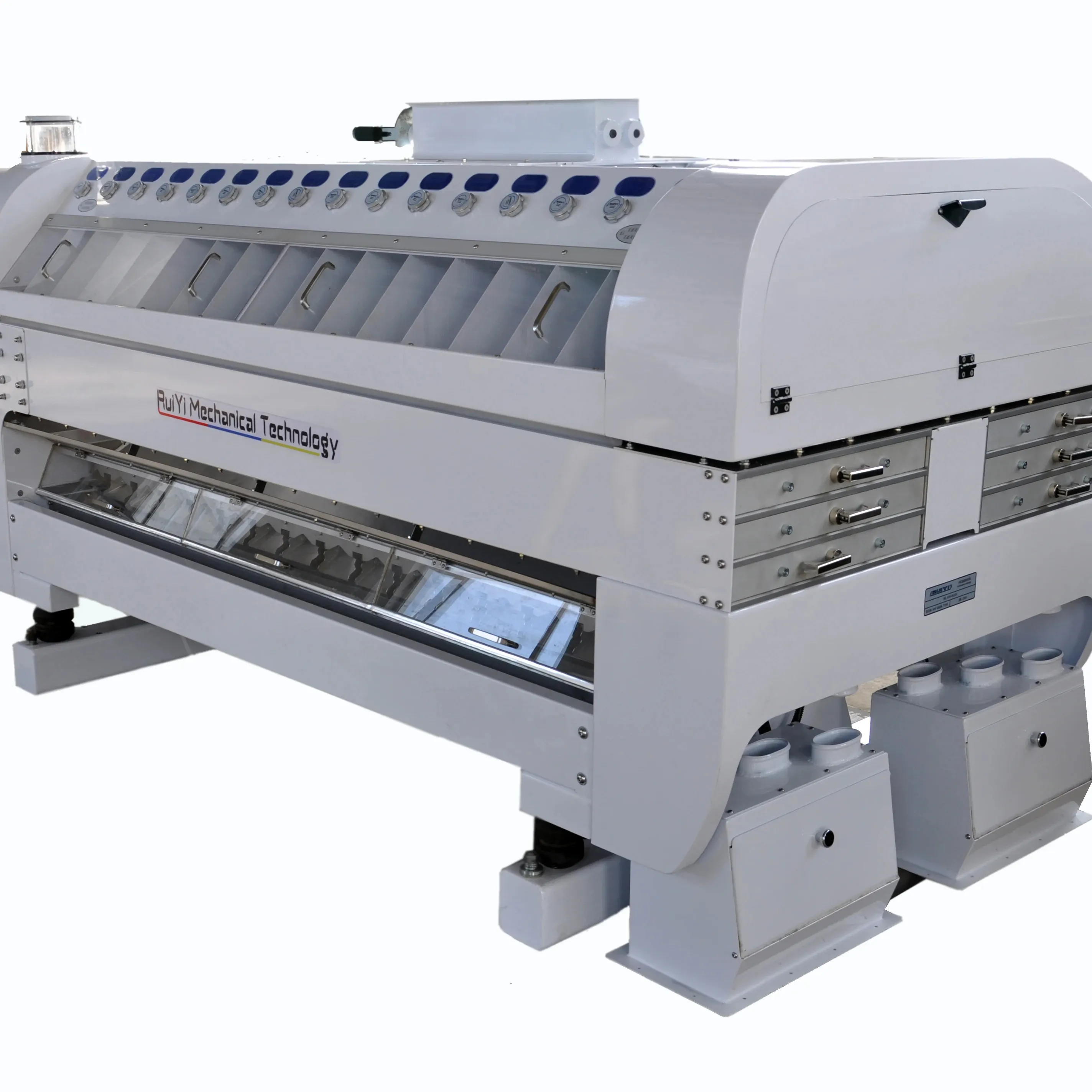 מכונת אבקת ניקוי טחנת קמח מכונת מטהר מותג Ruiyi 2023 מוצר יעילות