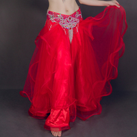 Livraison Gratuite Nouvelles Jupes Enveloppantes de Danse du Ventre pour Femmes et Filles, Tenue de Danseuse Orientale Sexy, Robe d'Entraînement pour Spectacles Scéniques