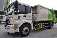 Camion à ordures compacteur diesel Foton 10-15 tonnes 4x2, véhicule de collecte des déchets municipaux