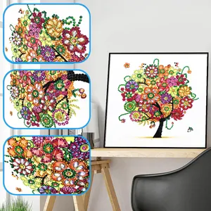 Pittura diamante 5D fai da te colore cristallo diamante speciale decorazione d'interni per la casa alberi supporto foto personalizzate