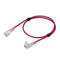 Kabel Harness dengan Terminal Spade Betina Lurus & Terminal Spade Jantan 90 Derajat & Sepatu Isolasi Transparan untuk Refrigerasi