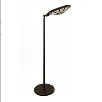 Lampe de sol pour hôtel, lumière LED solaire haute puissance, IP55, acier inoxydable, télécommande, détecteur de mouvement