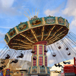 Fairground xoay trò chơi Rides điện vui chơi giải trí bay Ghế cho trẻ em vui chơi giải trí <span class=keywords><strong>Swing</strong></span> Rides thiết bị ngoài trời bay ghế - Product Image 2