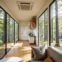 Smart Apple Cabin B&B Kapsul Ruang Angkasa Rumah Mobile Baja dengan Desain Villa & Kamar Tidur untuk Area Pemandangan Indah Hotel Kontainer Kantor Toko