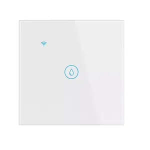 EU Tuya Wifi 20A Smart Water Heater Switch Panel Remote Control Intelligent Water Heater Boiler Touch Switch for For Alexa