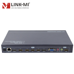 Conmutador de Video HD 7 en 1 con Rotación y Escalado de 90° ° 180 ° 270 ° Compatible con 1080P, Control Remoto, Control por Botones del Panel - Product Image 1