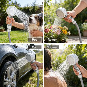 Portable Rechargeable Shower <b>Pump</b> 5200 Mah <b>Battery</b> Intelligent Display Ipx7 Waterproof For Camping Hiking Travel - Product Image 6