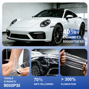 Película Protectora de Pintura para Automóviles PPF de TPU Transparente de 6.5mil y 7.5mil con Garantía de 10 Años, Superhidrófoba, Autoregenerable Instantáneamente, Tintes para Automóviles - Product Image 3