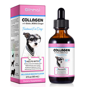 OIMMAI che aumenta l'immunità generale cappotto lucido pelle sana del cane del collageno del cane della biotina gocce di collagene bovino liquido gocce per cani - Product Image 3