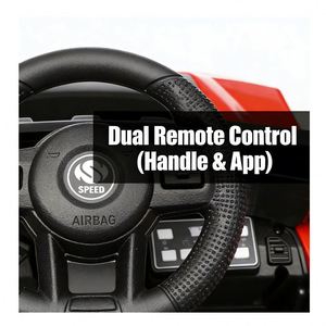 Auto Eléctrico para Niños, 4 Ruedas, Doble Tracción, Motores de 6V4Ah, Aprendizaje Temprano, Construcción de Plástico Resistente y Seguro, Reproductor de Música MP3 - Product Image 2