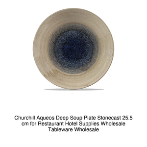 Assiette creuse Aqueos 25,5 cm Churchill Stonecast Sabtpd251 - Product Image 2