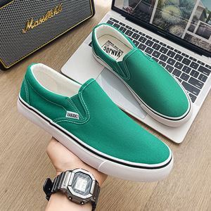 Mocassins à plateforme unisexe en toile respirante pour le travail, style décontracté, couleur unie, printemps-automne - Product Image 2