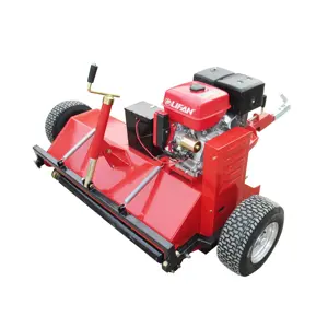 SINOLINK 15HP gasoline engine High quality atv flail lawn mowers tractor tow behind flail mower for sale