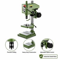 Perceuse à colonne WDDM ZB4120G, broche de 20 mm, vitesse variable, table à rainures en T, perceuse verticale, perceuse à colonne pour métaux