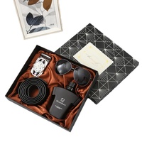 Set Hadiah Pria Parfum Ulang Tahun Jam Tangan Fashion Pria Kacamata Hitam Dompet Sabuk Parfum Set Parfum Hadiah Pria