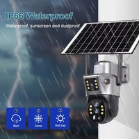 A601 Caméra WiFi solaire CMOS en gros à faible MOQ avec suivi automatique, vision nocturne, résolution 2K, audio bidirectionnel et carte SD Cloud