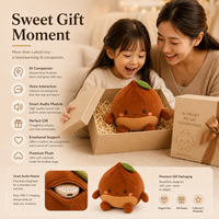 Peluche AI en forme de pendentif coquille de châtaigne perlée, 11-30cm, Kawaii, super douce, rembourrage en coton PP, jouet porte-clés pour enfants de 2 à 13 ans