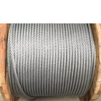 Câble en acier à âme métallique 6x36WS+IWRC 18 mm pour système de levage industriel de marchandises