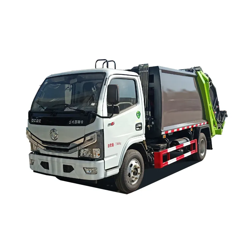 Dongfeng 4*2/6*4 nhà để xe tải 6cbm 9cbm 18cbm rác compactor xe tải