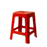 Chaise de jardin moderne en plastique PP, tabouret de restaurant, design rectangulaire épaissi, léger, style nordique, empilable