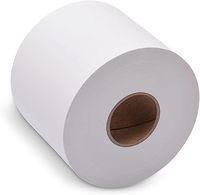Étiquette autocollante sans doublure thermique 40 mm 57 mm 80 mm, papier d'étiquette continu respectueux de l'environnement