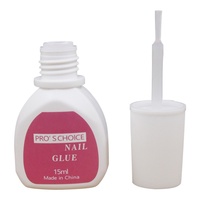 Nouvel agent dégommeur et colle à ongles Pro's Choice 15 ml, haute qualité, vente chaude, vente en gros, ongles pressés, marque privée