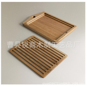 Tabla de cortar pan de madera con bandeja extraíble para uso doméstico - Product Image 3