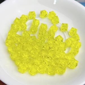 Şeffaf akrilik DIY doku kutusu yapma boncuk kare boncuk düzensiz şekil plastik reçine gevşek çanta yapımı için özel renk - Product Image 6