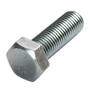 Supply Screw Zinc Bolts Din931 Din933 M8x35 M4 M2 M8 M12x1.25 Stainless Hex Head Bolt Grade 10.9 Bolt Screw