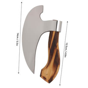 Wholesale Price Handmade High Carbon Steel <b>Pizza</b> <b>Cutter</b> Viking <b>Pizza</b> <b>Axe</b> High Quality Hand Forged Stainless Steel <b>Axe</b> - Product Image 4