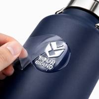 Autocollant adhésif imperméable personnalisé, logo et texte de qualité supérieure, graphique en vinyle pour gobelets isothermes, application DIY