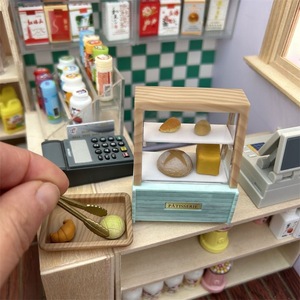 Factory Hot <strong>Sales</strong> Miniature Display Cabinets <strong>Dollhouse</strong> <strong>for</strong> Mini Cake Bread Miniature - Product Image 2