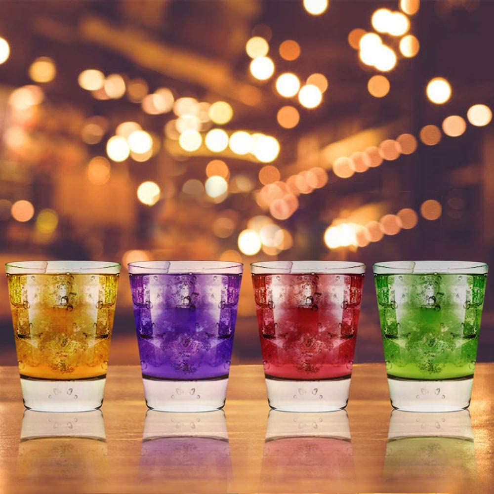 1Oz Shot Glass Set Heavy Base Clear Shot Glass Great for Whisky Brandy Vodka Shot Set