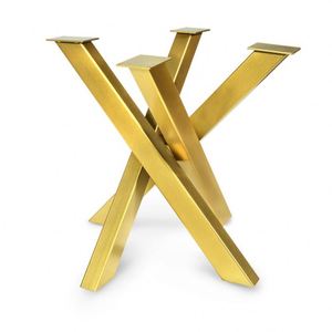 WEKIS Germany Industrial Style Heavy Duty White Black Grey <b>Gold</b> Metal Spider Style Table Base Steel Spider Coffee Table Legs - Product Image 3