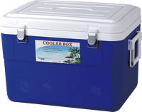 Ensemble de glacières carrées isothermes modernes orange et bleues de qualité alimentaire, capacités 5L/13L/26L/45L, pour le camping et le stockage extérieur Itoo