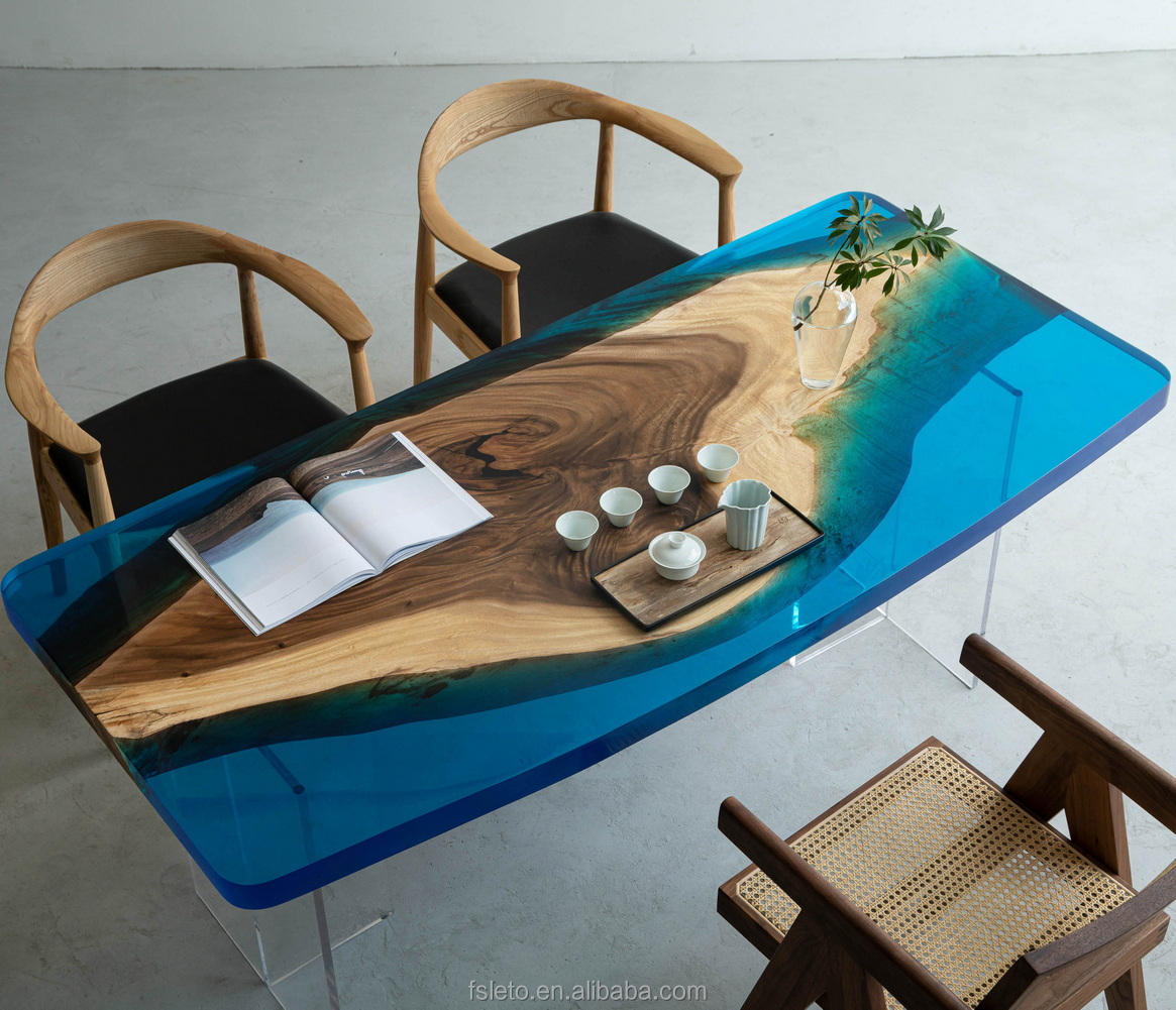 三脚テーブル エポキシヘキサゴン98ウォールナット 三脚テーブル