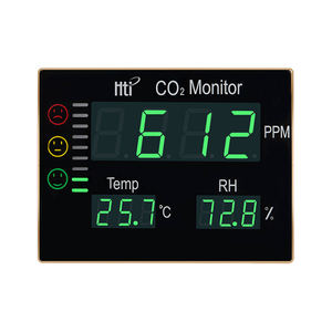 Hti Ht-2008 kapalı metre hava kalitesi dedektörü gaz analizörü <span class=keywords><strong>Co2</strong></span> dedektörü duvara montaj <span class=keywords><strong>Co2</strong></span> monitör - Product Image 1