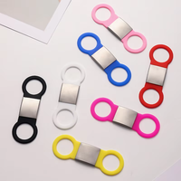 Pendentif d'identification pour chien en silicone de luxe, simple, avec code QR unique, impression personnalisée, motif animal en acier inoxydable pour animaux de compagnie