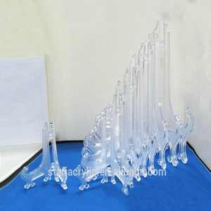 7 дюймов Прозрачная Акриловая Складная Подставка-Мольберт Держатель акриловая прозрачная декоративная пластина-подставка для фоторамки - Product Image 6