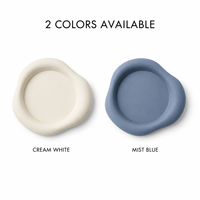 Plateau de service en silicone avec rebord surélevé 2-en-1, tapis de table multifonctionnel, support résistant à la chaleur pour bijoux, clés, tasses