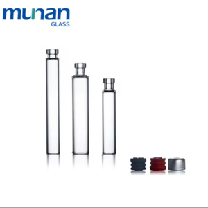 خرطوشة زجاجية فردية سعة 3 مل جاهزة للاستخدام مع سدادة مطاطية وأغطية ذهبية - Product Image 2