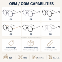 Monture de lunettes classique en titane pour adultes, lunettes de lecture anti-lumière bleue avec étuis à lunettes.