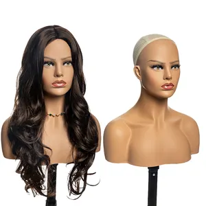 Custom Makeup Realistic New Wig Display Hats and Wig Display Use Heads Mountable Base Eyelash Woman Mannequin Head