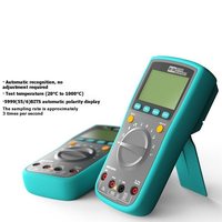 Multimètre numérique professionnel AC/DC RF-17N avec écran LCD rétroéclairé, fonction de maintien des données et NCV multifonction pour la réparation de téléphones