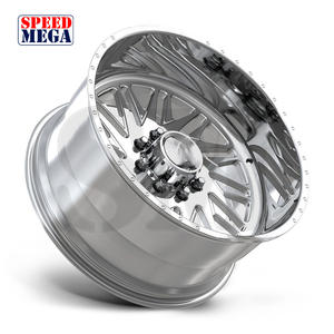 ล้อแม็กซ์อะลูมิเนียมอัลลอยด์แบบฟอร์จ ขอบลึก ขัดเงา ขนาด 20 22 24 26 นิ้ว ออฟเซ็ต -101 มม. 5x120.65 สำหรับ GMC Sierra 1500 - Product Image 3