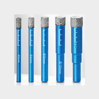 Vente directe d'usine diamant sec foret brasé sous vide trou scie Cutter pour granit marbre carreaux de céramique 5-16mm