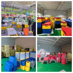 Parcours de Ninja Warrior élégant pour enfants, durable, version pour enfants, pour la cour - Entraînement sensoriel en mousse souple - Product Image 6