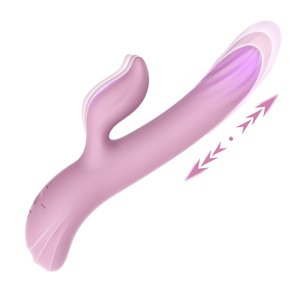 Ylove Stoßender Flüssigsilikon-<span class=keywords><strong>Rabbit</strong></span>-<span class=keywords><strong>Vibrator</strong></span> für Frauen mit Doppelmotor, <span class=keywords><strong>10</strong></span> Geschwindigkeiten, G-Punkt- und Klitoris-Stimulator, IPX65 Wasserdicht - Product Image 1