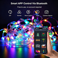 Tira de Luces LED RGB de Bajo Voltaje 5V, Autoadhesiva, Sincronización con Música, Cambio de Color, Luces LED para Ambiente de Juegos Electrónicos
