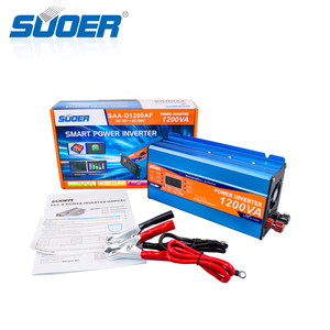 Inversor de Onda Sinusoidal Modificada Suoer SAA-D1200AF de 12v a 220v con Cargador de CA/Cargador de Batería/Función UPS - Product Image 4
